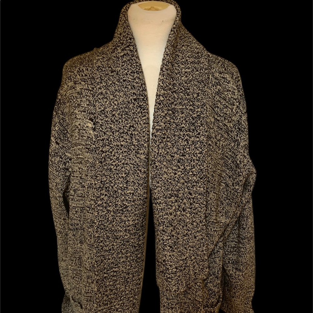 Chaps Denim chunky open front cardigan sz 3x